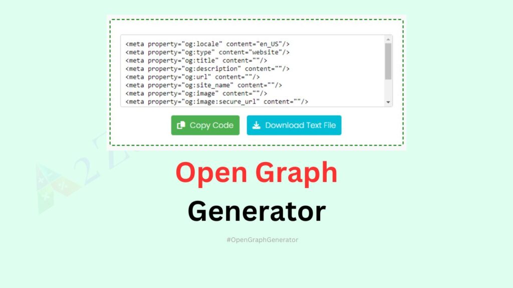 Open-Graph-Code-Generator