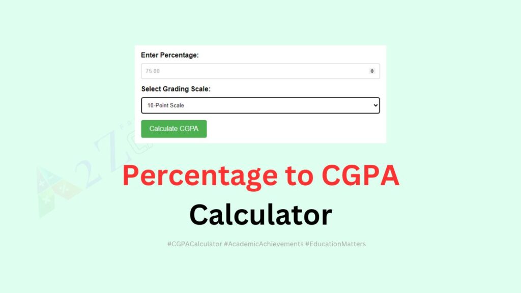 Percentage-to-CGPA-Calculator